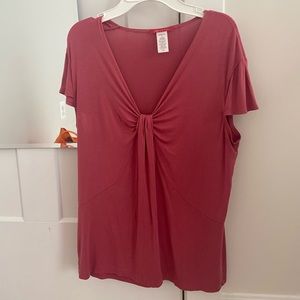 Cute wrap neck shirt